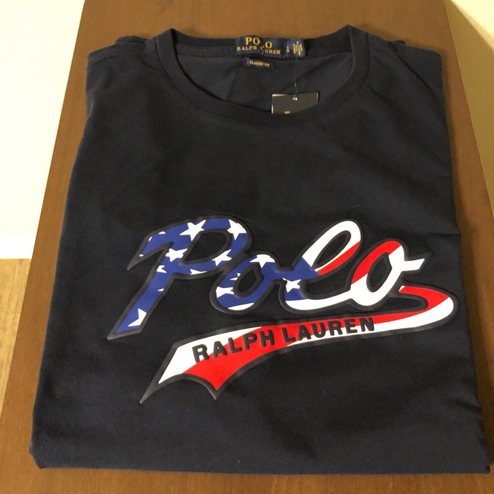 ‼️sold‼️Polo by Ralph Lauren RWB logo T shirt